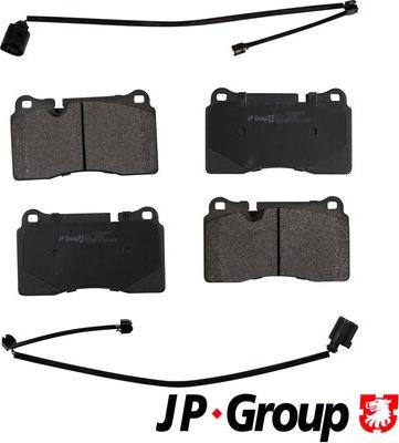 JP Group 1163606810 - Bremžu uzliku kompl., Disku bremzes www.autospares.lv