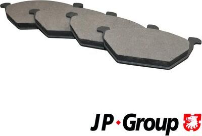 JP Group 1163600910 - Bremžu uzliku kompl., Disku bremzes www.autospares.lv