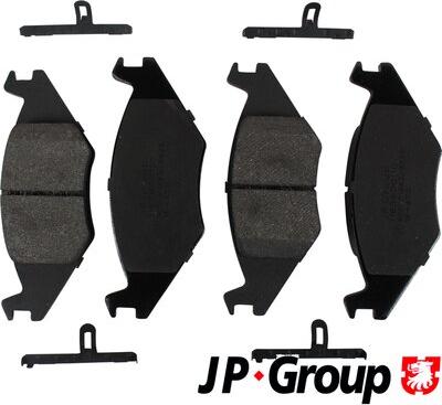 JP Group 1163600110 - Brake Pad Set, disc brake www.autospares.lv