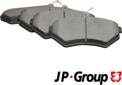 JP Group 1163601910 - Тормозные колодки, дисковые, комплект www.autospares.lv