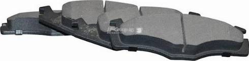 JP Group 1163608810 - Brake Pad Set, disc brake www.autospares.lv