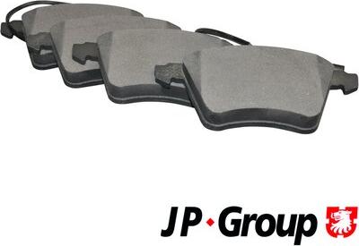 JP Group 1163603610 - Тормозные колодки, дисковые, комплект www.autospares.lv