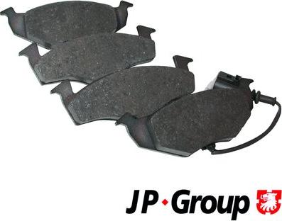 JP Group 1163603110 - Тормозные колодки, дисковые, комплект www.autospares.lv