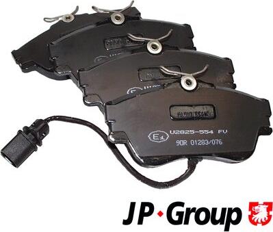 JP Group 1163603710 - Bremžu uzliku kompl., Disku bremzes www.autospares.lv