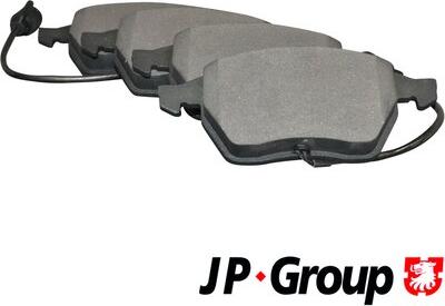 JP Group 1163602410 - Тормозные колодки, дисковые, комплект www.autospares.lv