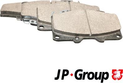 JP Group 1163607310 - Brake Pad Set, disc brake www.autospares.lv