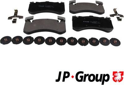 JP Group 1163613410 - Bremžu uzliku kompl., Disku bremzes www.autospares.lv