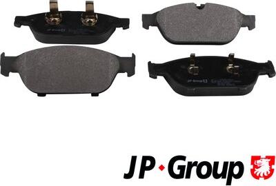 JP Group 1163613610 - Тормозные колодки, дисковые, комплект www.autospares.lv