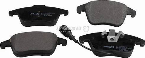 JP Group 1163613710 - Brake Pad Set, disc brake www.autospares.lv