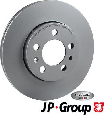 JP Group 1163109100 - Тормозной диск www.autospares.lv