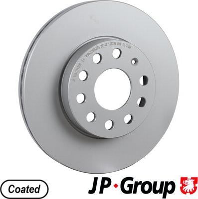 JP Group 1163119500 - Bremžu diski www.autospares.lv