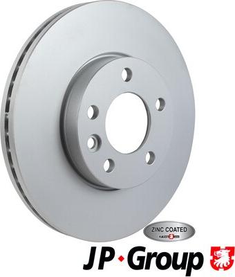 JP Group 1163111800 - Brake Disc www.autospares.lv