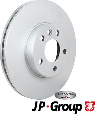 JP Group 1163111700 - Brake Disc www.autospares.lv