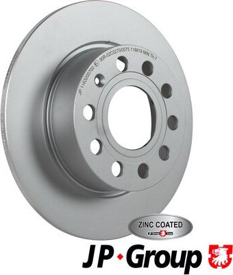 JP Group 1163205700 - Brake Disc www.autospares.lv