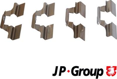 JP Group 1163750410 - Accessory Kit for disc brake Pads www.autospares.lv