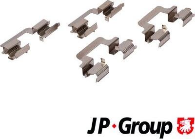 JP Group 1163750110 - Accessory Kit for disc brake Pads www.autospares.lv