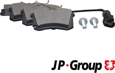 JP Group 1163705910 - Brake Pad Set, disc brake www.autospares.lv