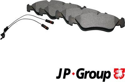 JP Group 1163705510 - Bremžu uzliku kompl., Disku bremzes www.autospares.lv