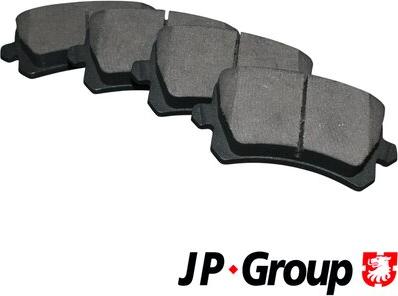 JP Group 1163706610 - Brake Pad Set, disc brake www.autospares.lv