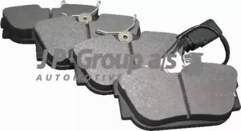 JP Group 1163706010 - Тормозные колодки, дисковые, комплект www.autospares.lv