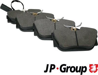 JP Group 1163706110 - Тормозные колодки, дисковые, комплект www.autospares.lv