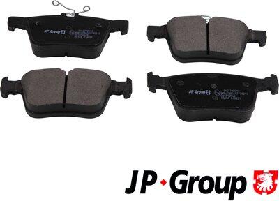 JP Group 1163708610 - Тормозные колодки, дисковые, комплект www.autospares.lv