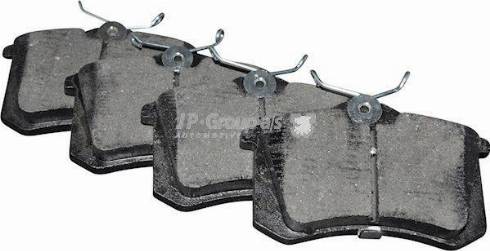 JP Group 1163707910 - Brake Pad Set, disc brake www.autospares.lv