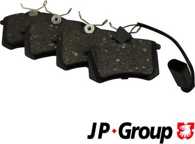 JP Group 1163707410 - Brake Pad Set, disc brake www.autospares.lv