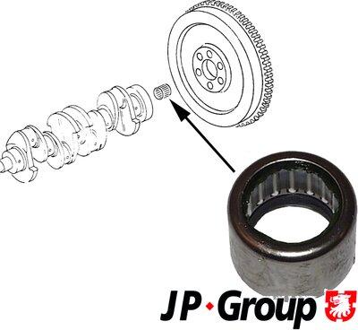 JP Group 1110450300 - Pilot Bearing, clutch www.autospares.lv