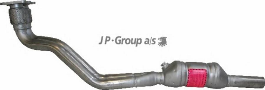 JP Group 1120302200 - Gofrēta caurule, Izplūdes sistēma www.autospares.lv