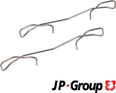 JP Group 1364003110 - Piederumu komplekts, Disku bremžu uzlikas www.autospares.lv