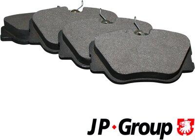 JP Group 1363600110 - Тормозные колодки, дисковые, комплект www.autospares.lv