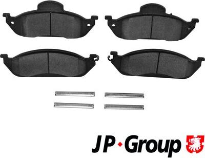 JP Group 1363601110 - Bremžu uzliku kompl., Disku bremzes www.autospares.lv