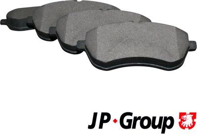 JP Group 1363601310 - Bremžu uzliku kompl., Disku bremzes www.autospares.lv