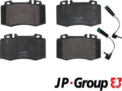 JP Group 1363602410 - Bremžu uzliku kompl., Disku bremzes www.autospares.lv