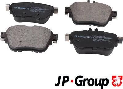 JP Group 1363617610 - Bremžu uzliku kompl., Disku bremzes www.autospares.lv