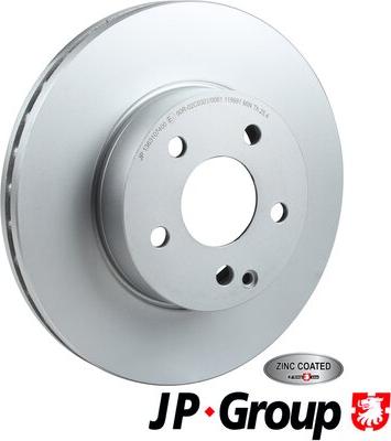 JP Group 1363107400 - Bremžu diski www.autospares.lv