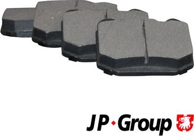 JP Group 1363701610 - Тормозные колодки, дисковые, комплект www.autospares.lv