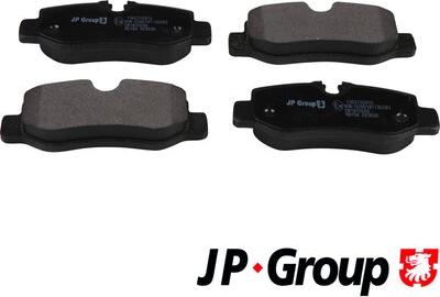 JP Group 1363702810 - Bremžu uzliku kompl., Disku bremzes www.autospares.lv