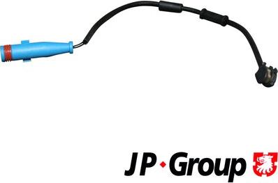 JP Group 1297301500 - Warning Contact, brake pad wear www.autospares.lv