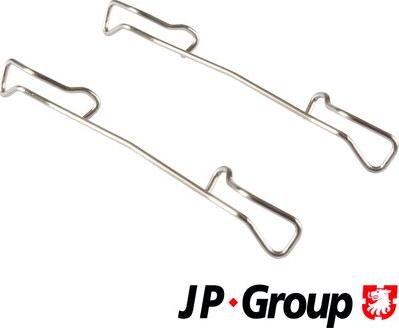 JP Group 1264004510 - Piederumu komplekts, Disku bremžu uzlikas www.autospares.lv