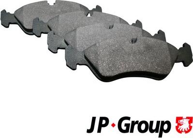 JP Group 1263600910 - Тормозные колодки, дисковые, комплект www.autospares.lv