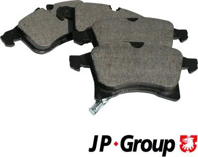 JP Group 1263600410 - Тормозные колодки, дисковые, комплект www.autospares.lv