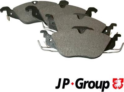 JP Group 1263600210 - Brake Pad Set, disc brake www.autospares.lv