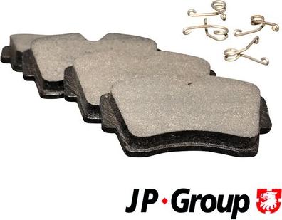 JP Group 1263601510 - Тормозные колодки, дисковые, комплект www.autospares.lv