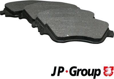 JP Group 1263601110 - Тормозные колодки, дисковые, комплект www.autospares.lv