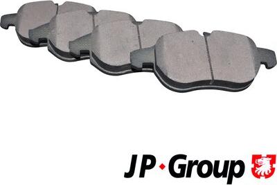 JP Group 1263603110 - Brake Pad Set, disc brake www.autospares.lv