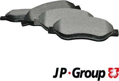 JP Group 1263603710 - Bremžu uzliku kompl., Disku bremzes www.autospares.lv