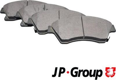 JP Group 1263602510 - Bremžu uzliku kompl., Disku bremzes www.autospares.lv