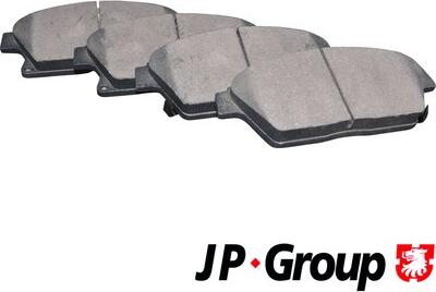 JP Group 1263602610 - Brake Pad Set, disc brake www.autospares.lv